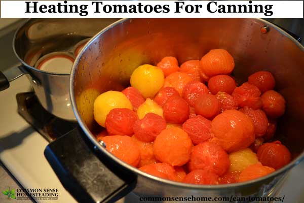 Can tomatoes at home - with or without a canner. Here are the tools you need and step by step instructions (with photos!) for safe and easy tomato canning.