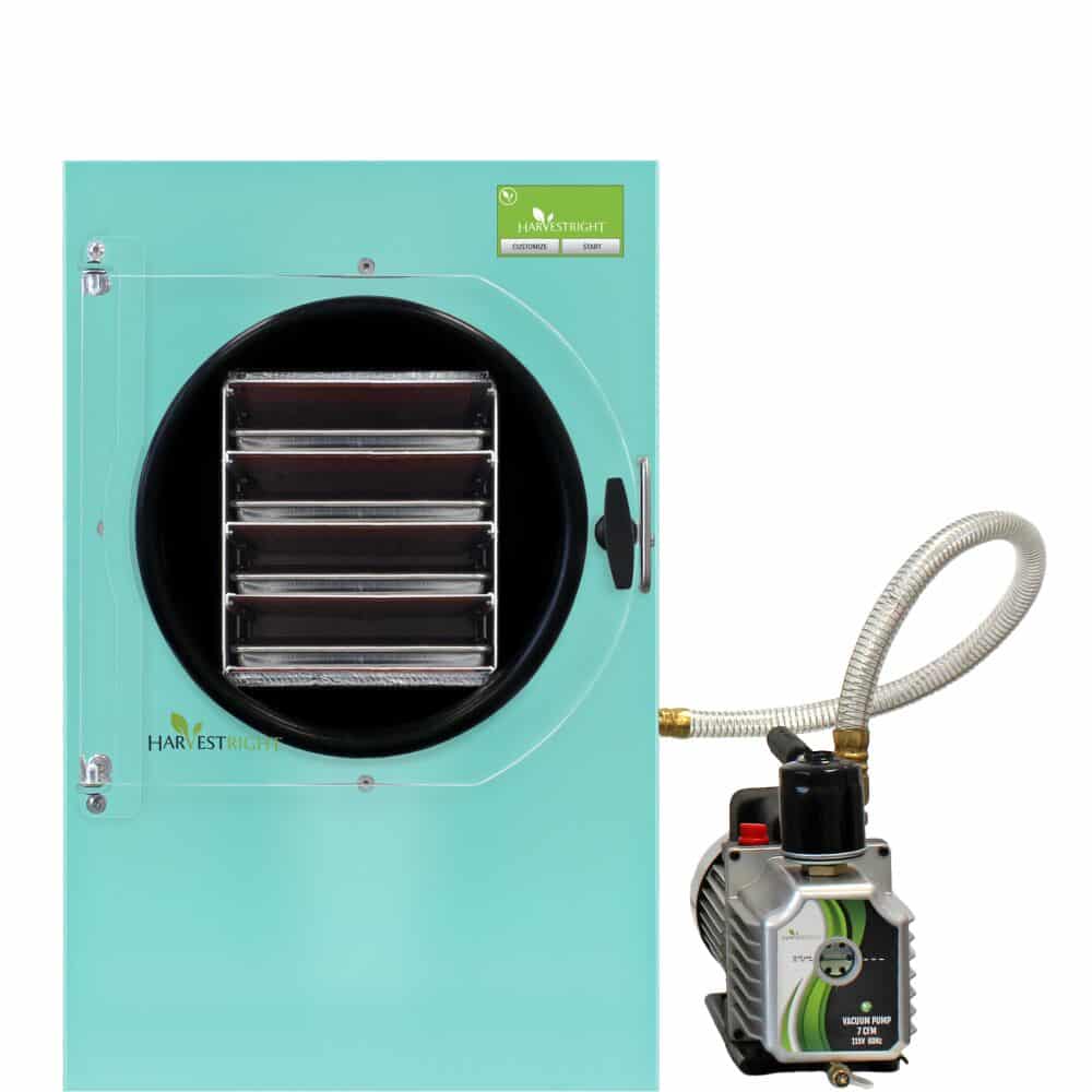 teal medium home freeze dryer with pump