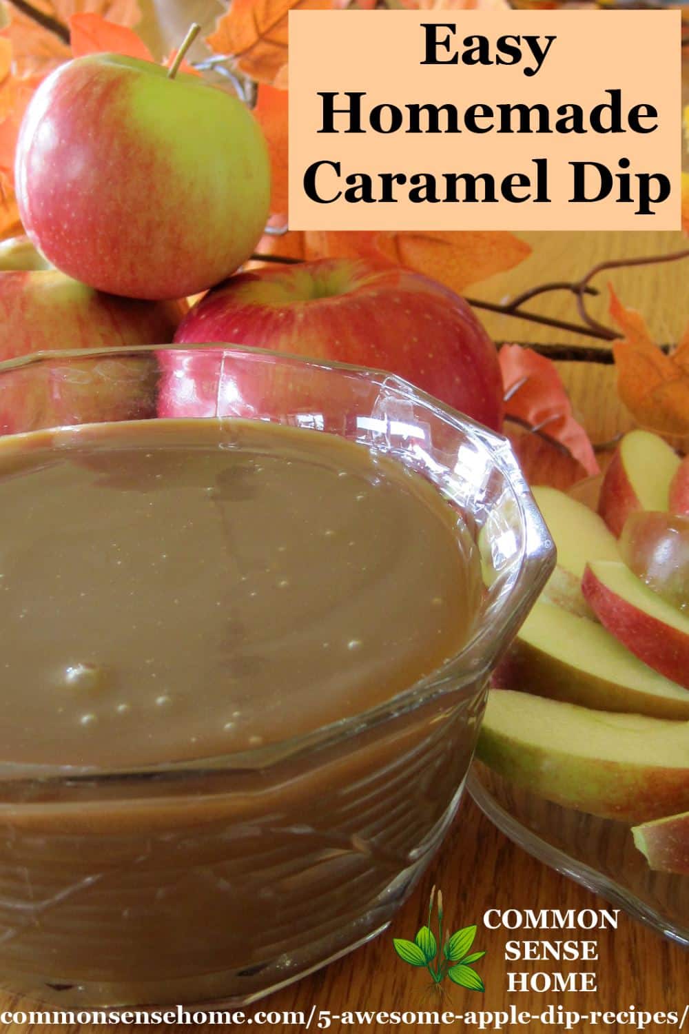 Homemade caramel dip