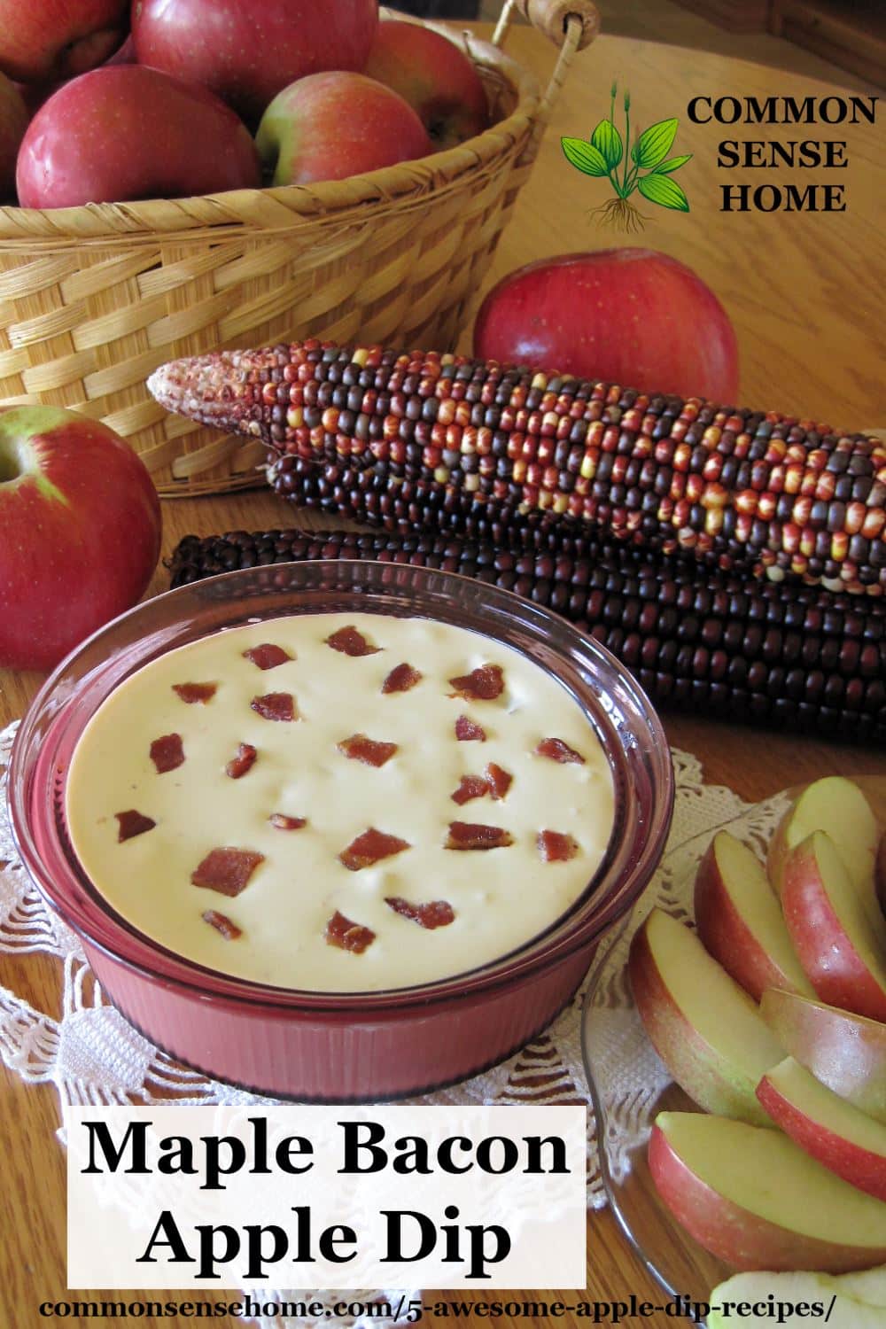 Maple bacon apple dip