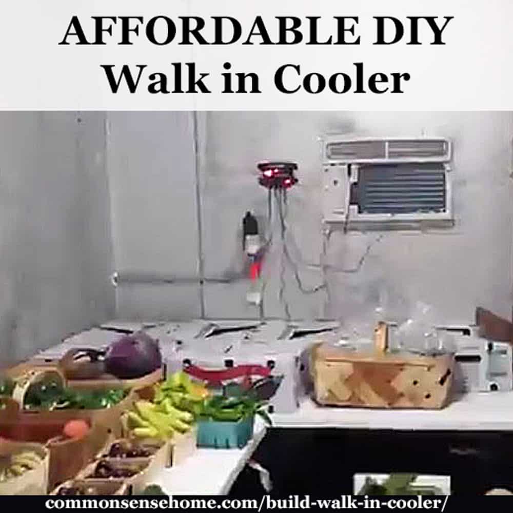DIY walk in cooler