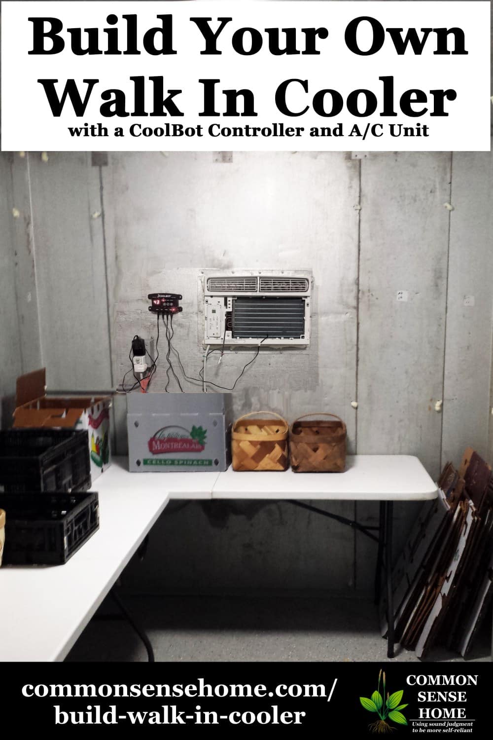 Build Your Own Walk In Cooler With A Coolbot Controller And A C Unit