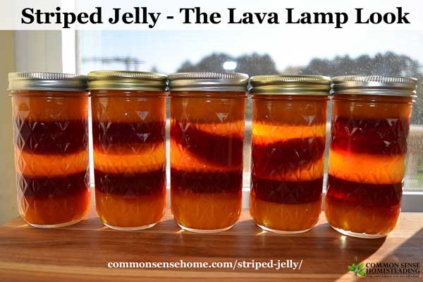 Striped jelly pours make your homemade jams and jellies look extra special. Great for gift giving, or as a premium product for your farm market stand.