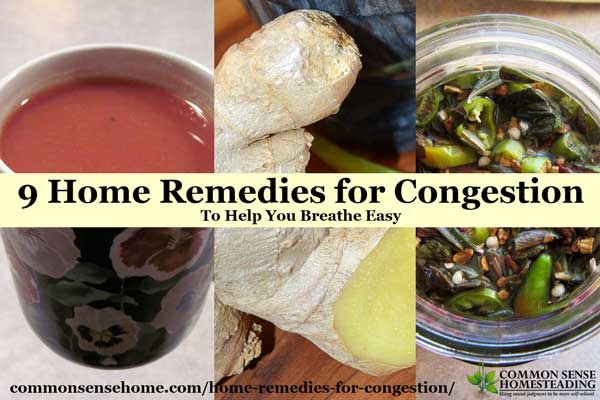 Try these natural decongestant options and home remedies for congestion to relieve your stuffy nose and sinus pressure so you can breathe.