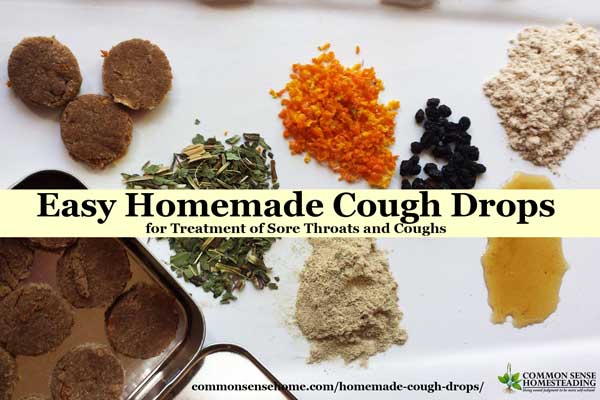 Two homemade cough drops recipes - chocolate and orange cough drops and herbal cough lozenges tailored for your specific combination of symptoms.