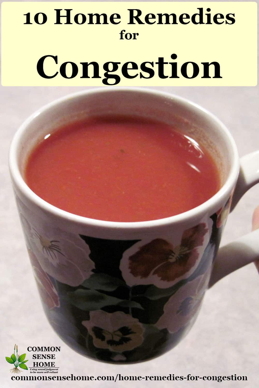 nasal congestion remedies