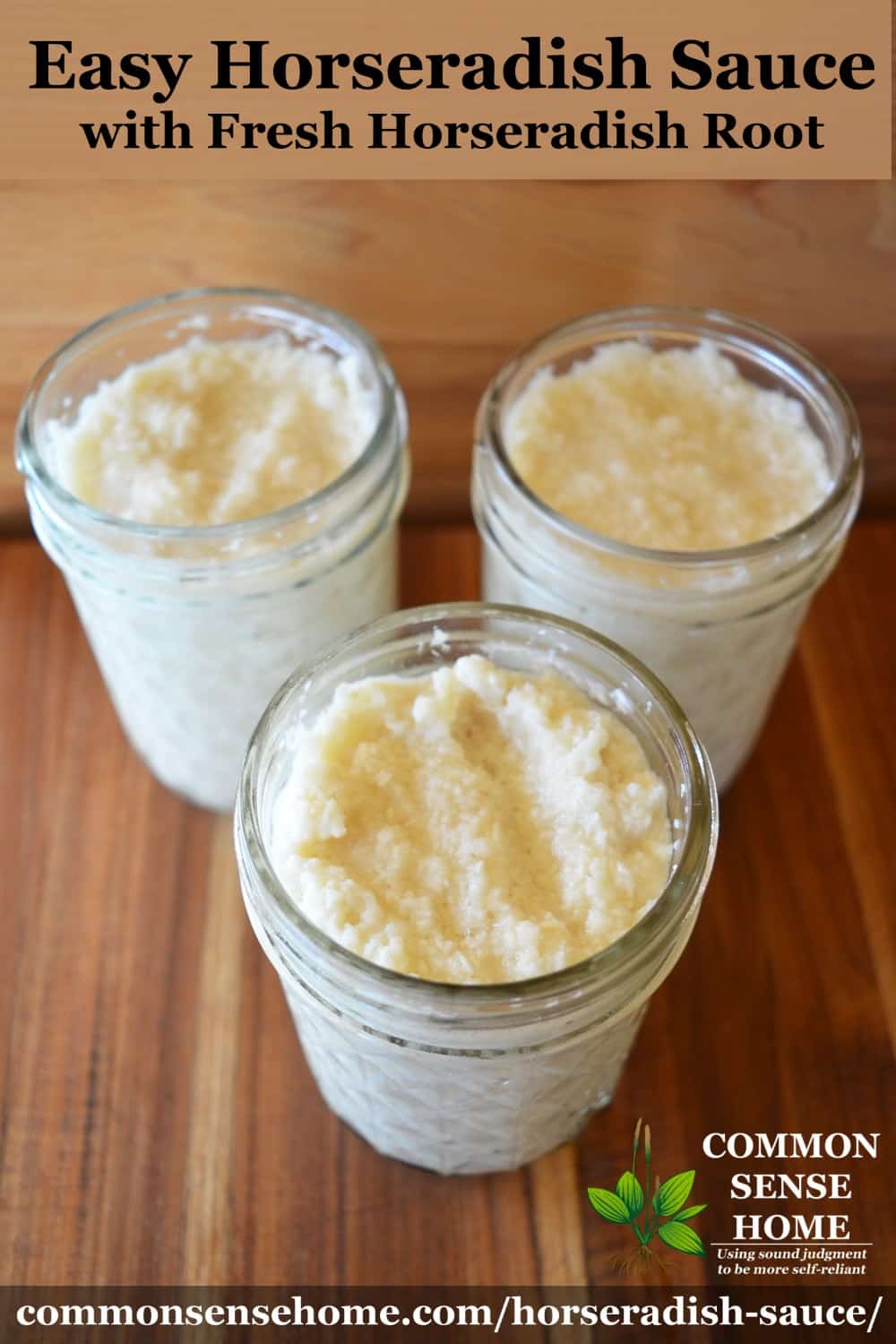 homemade horseradish sauce