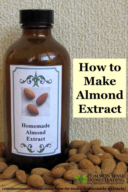 How to Make Homemade Extracts - Vanilla, Lemon and Almond. Save money, create custom extracts. Includes printable extract labels.