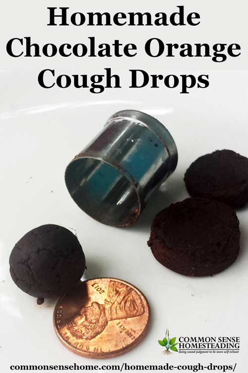 Two homemade cough drops recipes - chocolate and orange cough drops and herbal cough lozenges tailored for your specific combination of symptoms.