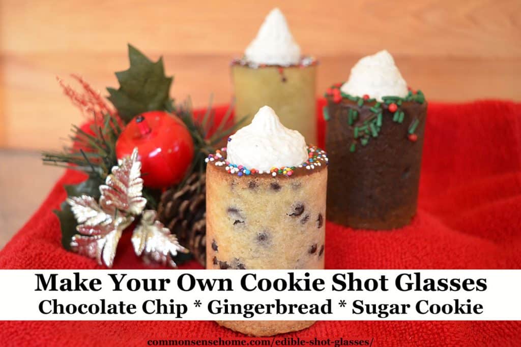 Serve your holiday cheer in a cookie shot glass. Here's how to get