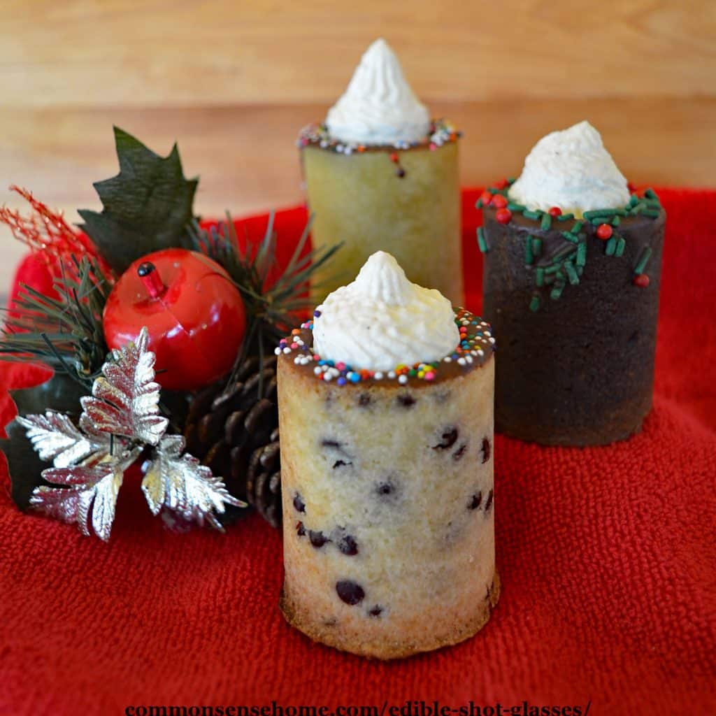 edible shot glasses made from cookie dough