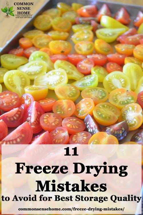 Home Freeze Drying-Mistakes Freeze-drying-mistakes