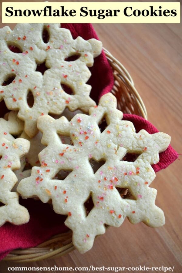 snowflake sugar cookies