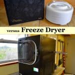 dehydrator versus freeze dryer