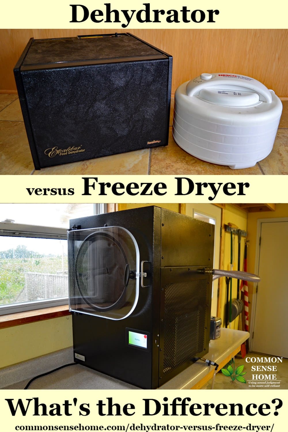 Freeze dryer vs. dehydrator: Which one is right for you?