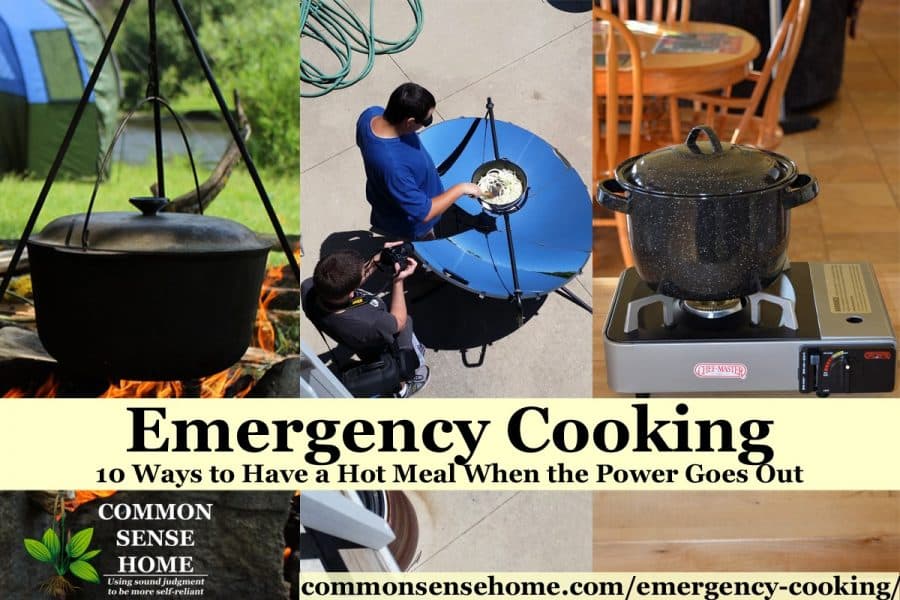 emergency cooking methods