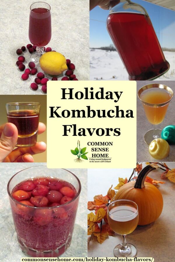 Holiday Kombucha Flavors