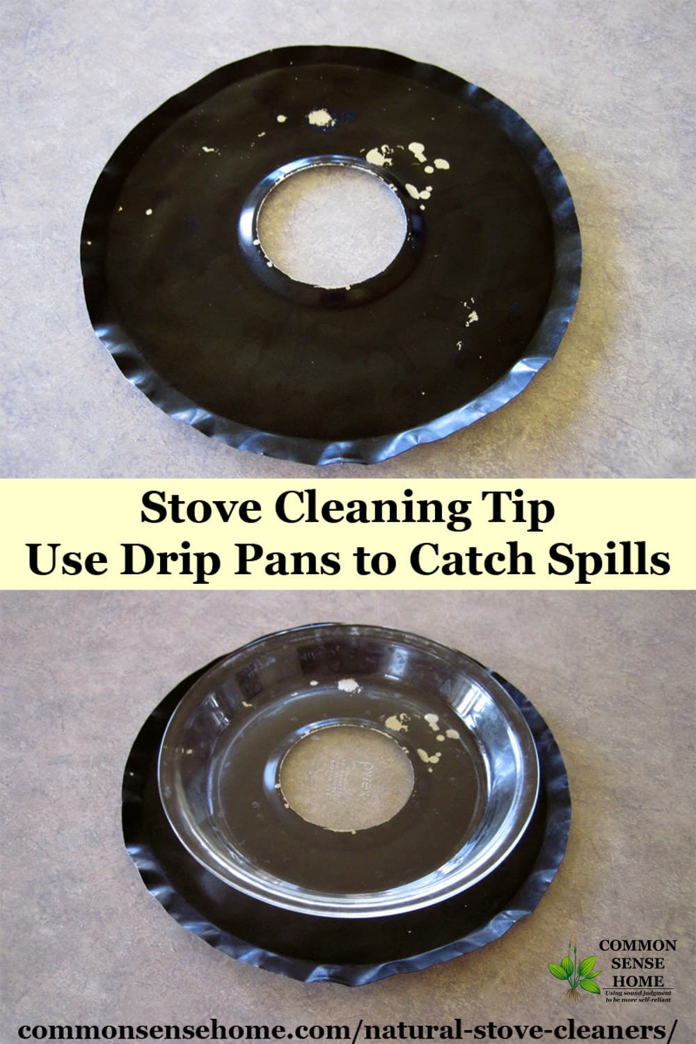 How to Clean Stove Drip Pans