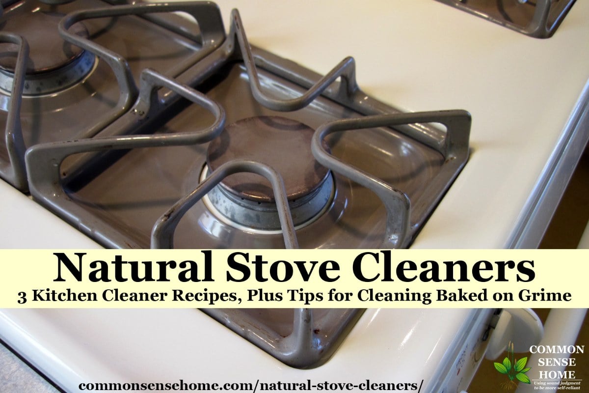 natural stove cleaners