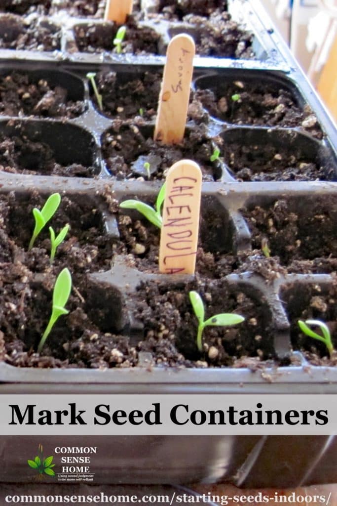 seed starting markers
