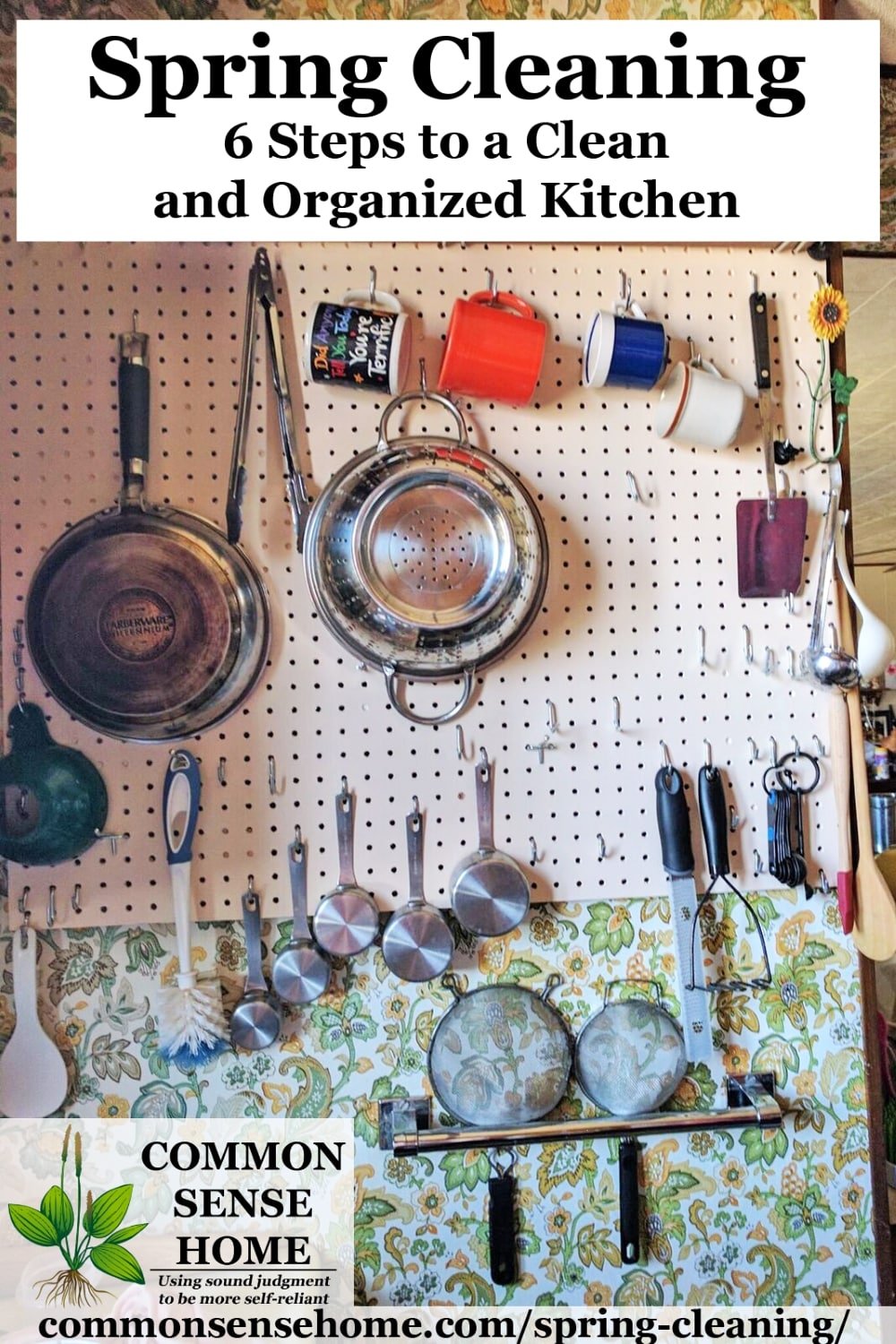 Organized kitchen implements