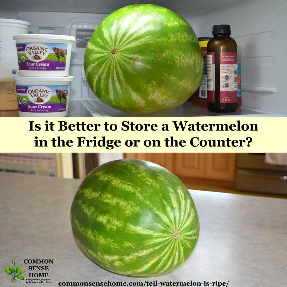 How to Store Watermelon