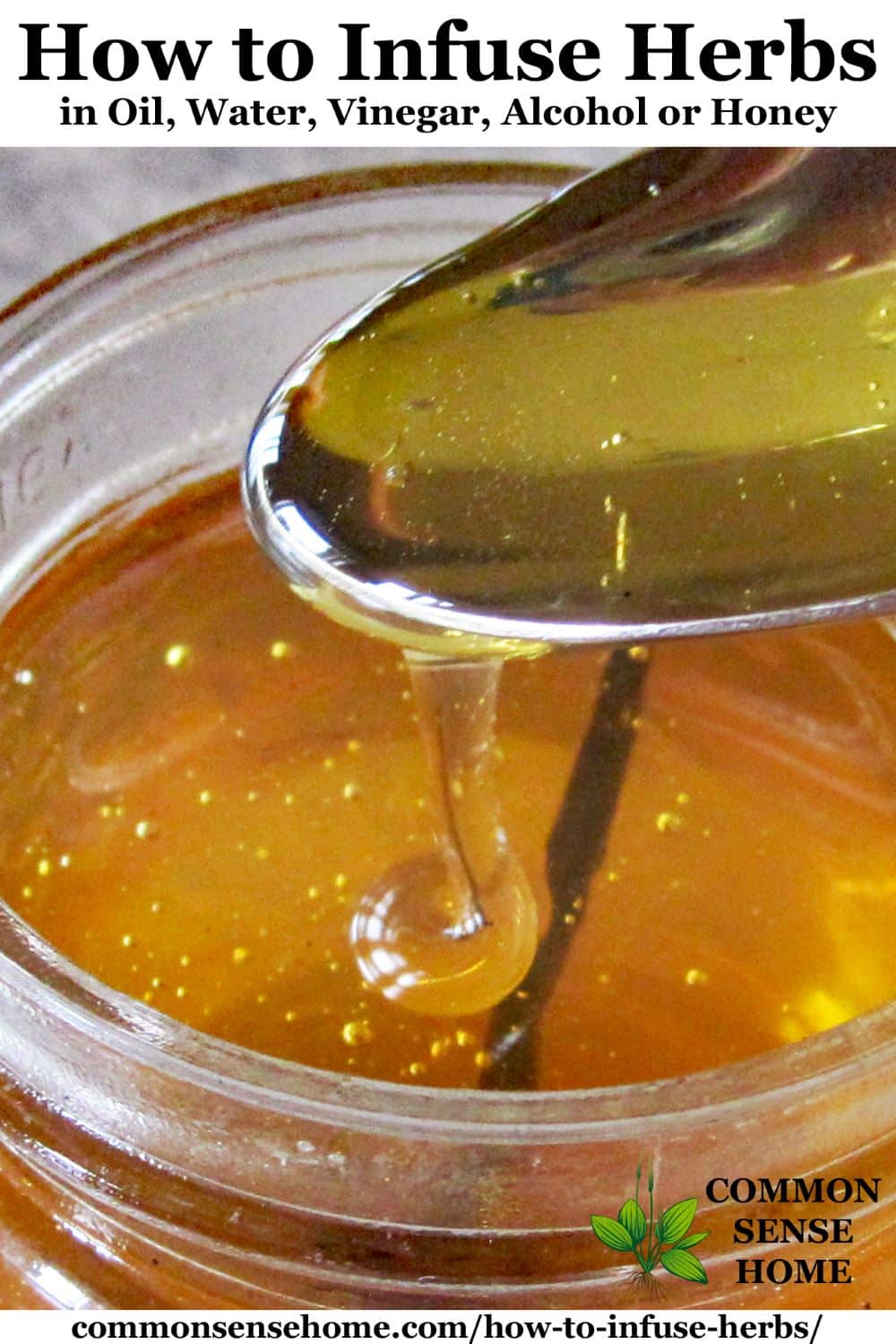 Honey in jar