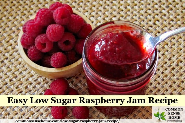 Homemade Low Sugar Raspberry Jam Recipe – More Berries, Less Sugar