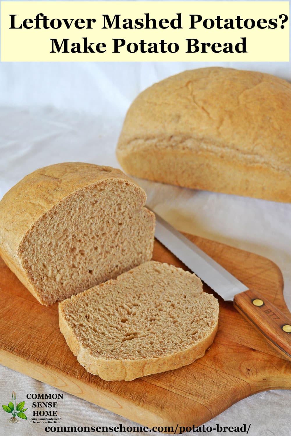 Potato Bread Made with Real Potatoes (Not Instant Potatoes)