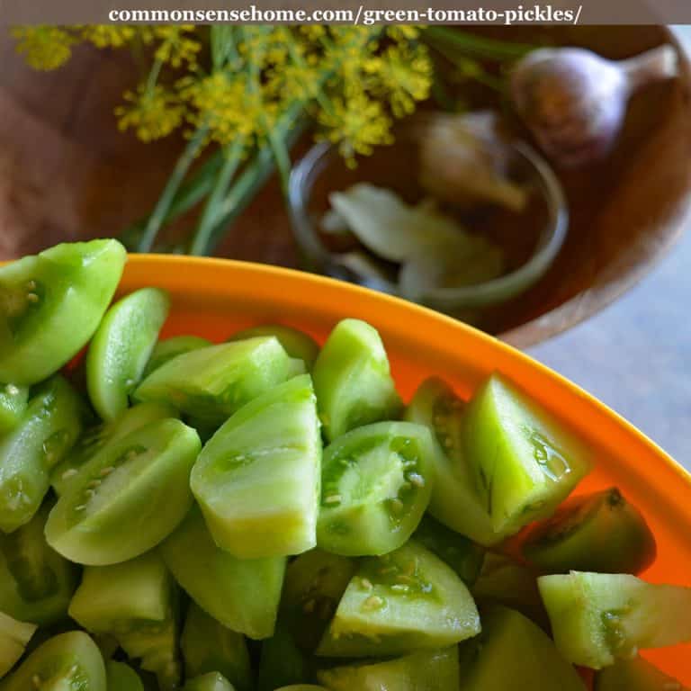 Green Tomato Pickles – Easy Pickled Green Tomato Recipe for Canning