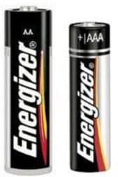 energizer AA & AAA batteries