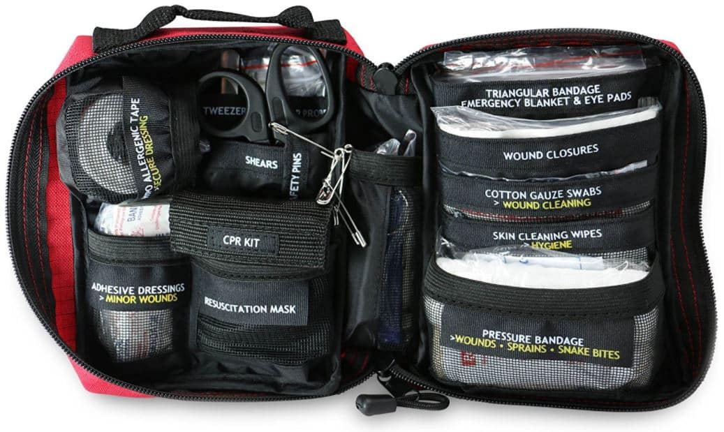 surviveware small first aid kit for backpacking