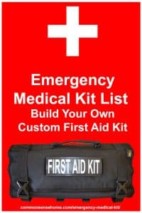 Emergency Medical Kit List - Build Your Own Custom First Aid Kit