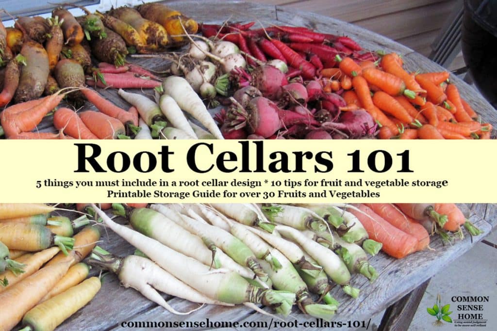 Food Storage-'Root Cellars'-Underground Storage Root-cellars