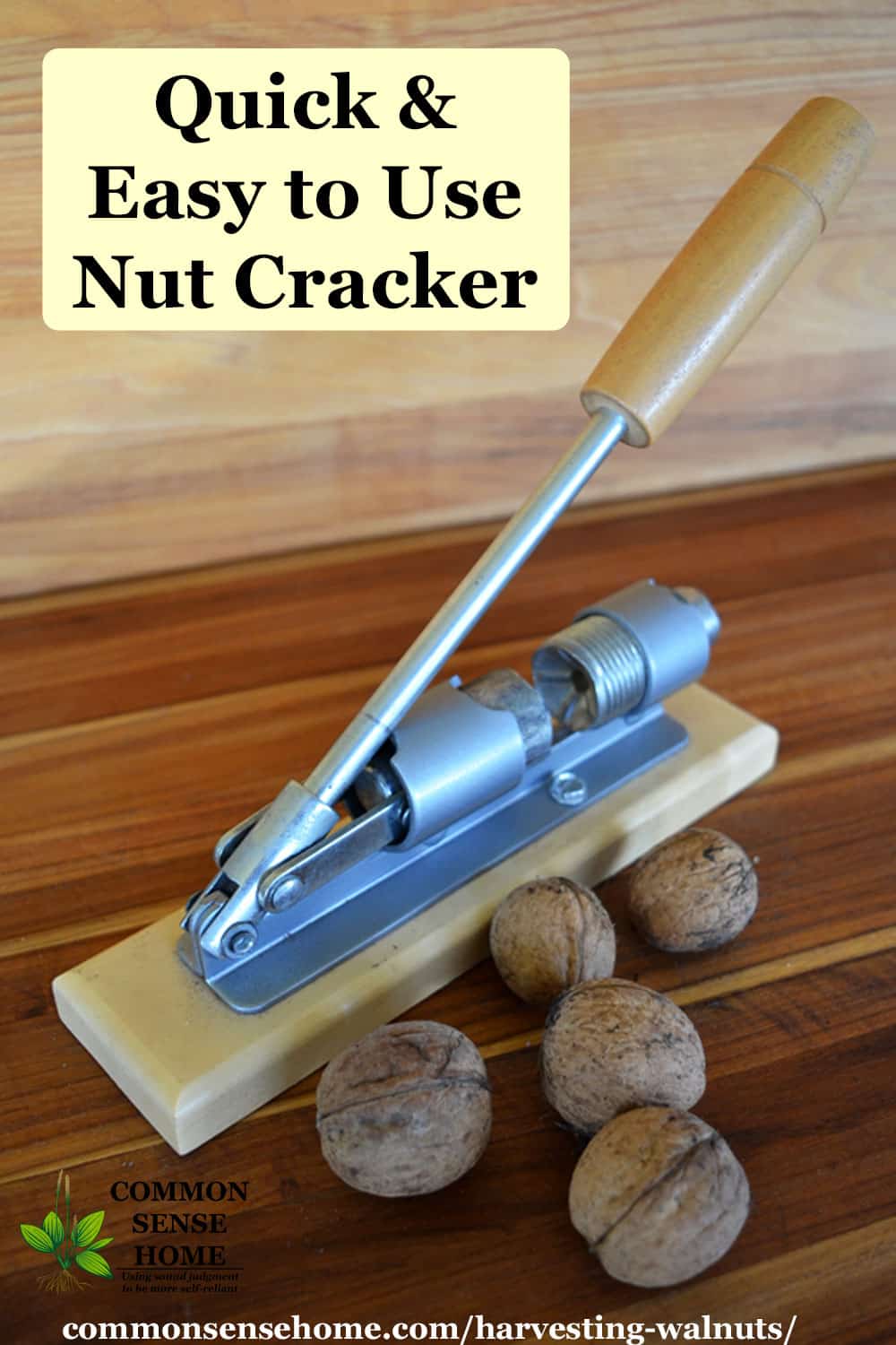 lever nut cracker