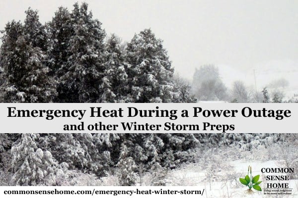 Stuck in a blizzard? Here's an inexpensive emergency heating system