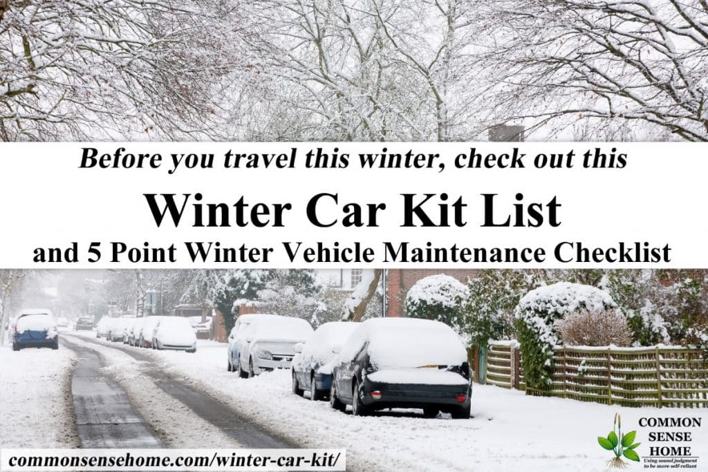 Winter car deals kit essentials