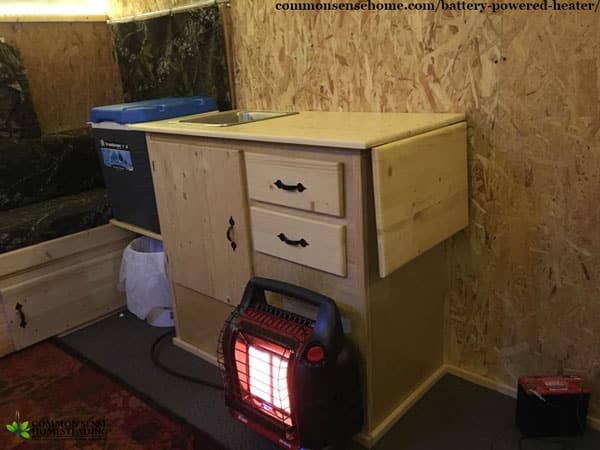A cordless battery powered heater for emergencies would be handy, but you're not likely to find one. Here's the scoop on batteries & emergency space heaters