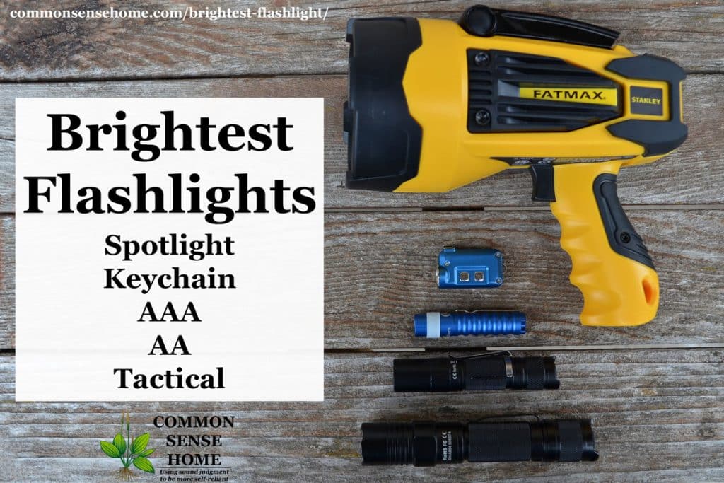 Brightest Flashlight - AAA, AA, Tactical, Keychain and Spotlight