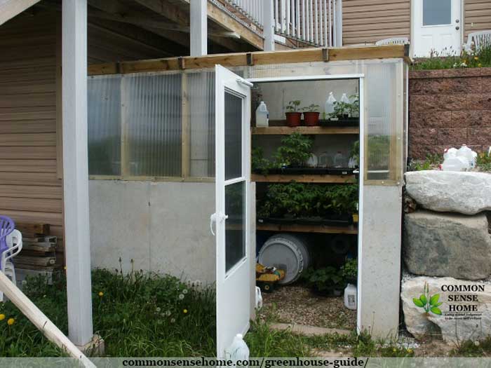 earth sheltered greenhouse attached to house