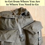 Canvas backpack Bug Out Bag (BOB) or Get Home Bag