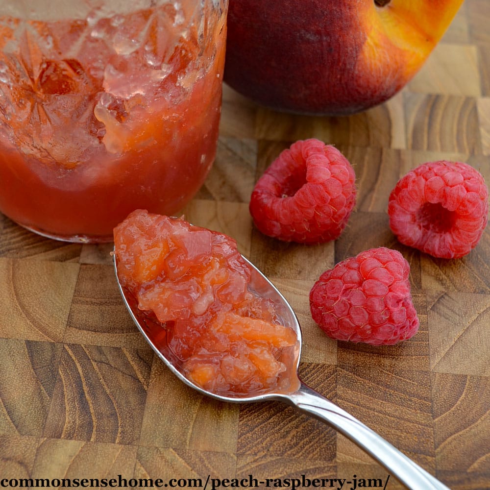 peach raspberry jam