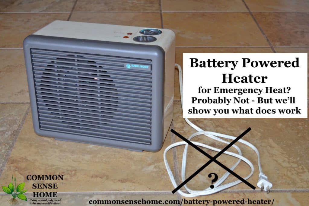 are there battery operated heaters