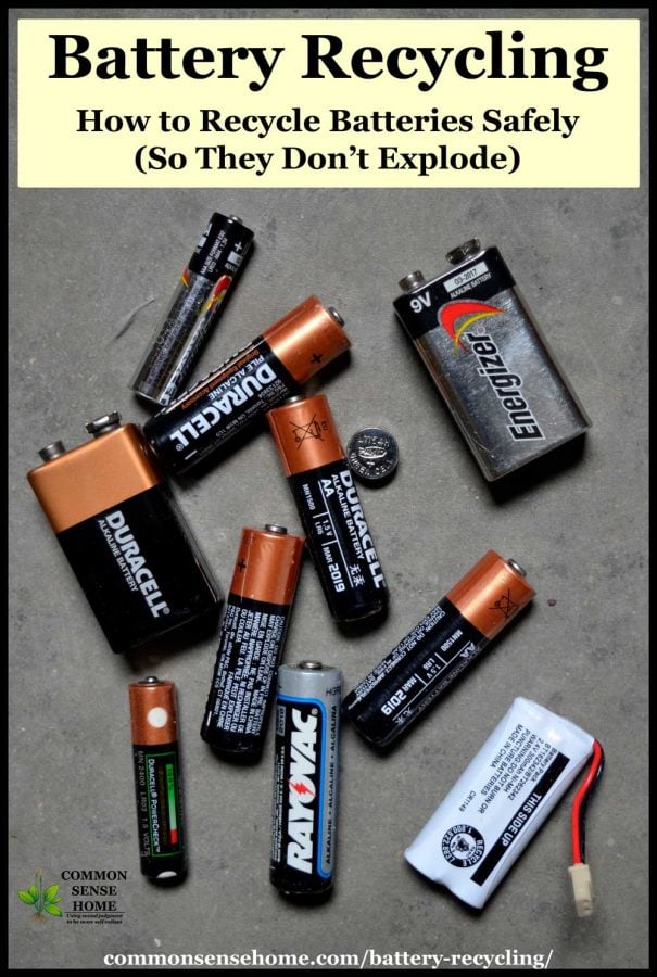 Recycle batteries