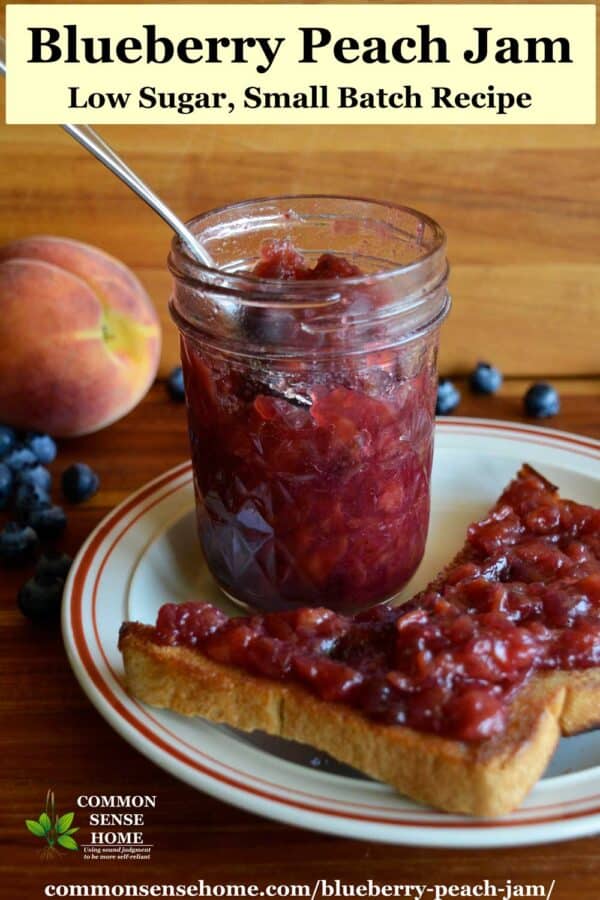 blueberry peach jam