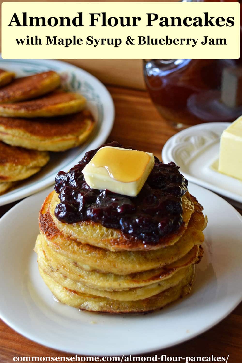 Almond Flour Pancakes Keto Friendly, Grain & Gluten Free