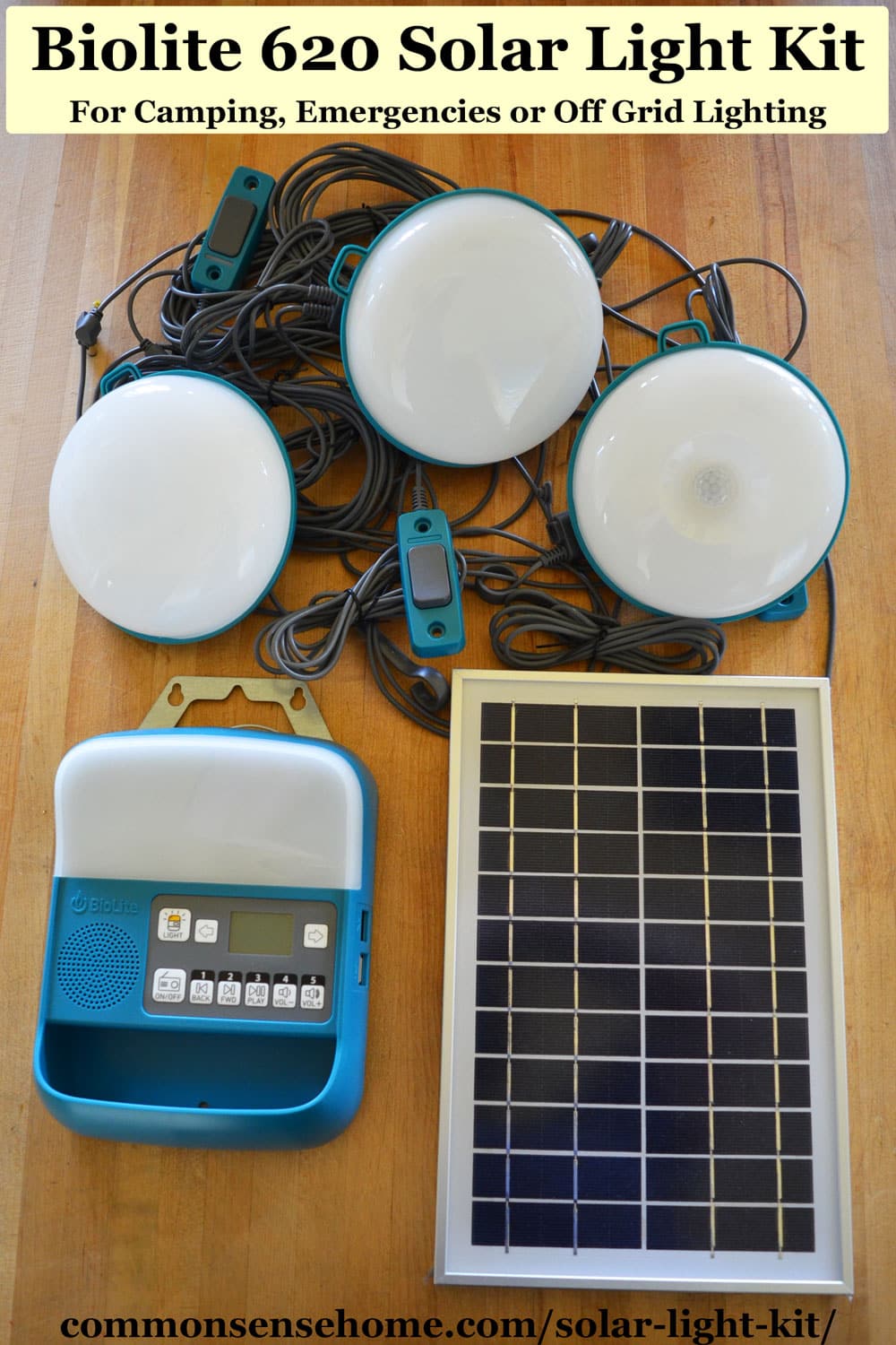 Biolite Solar Home 620 solar light kit
