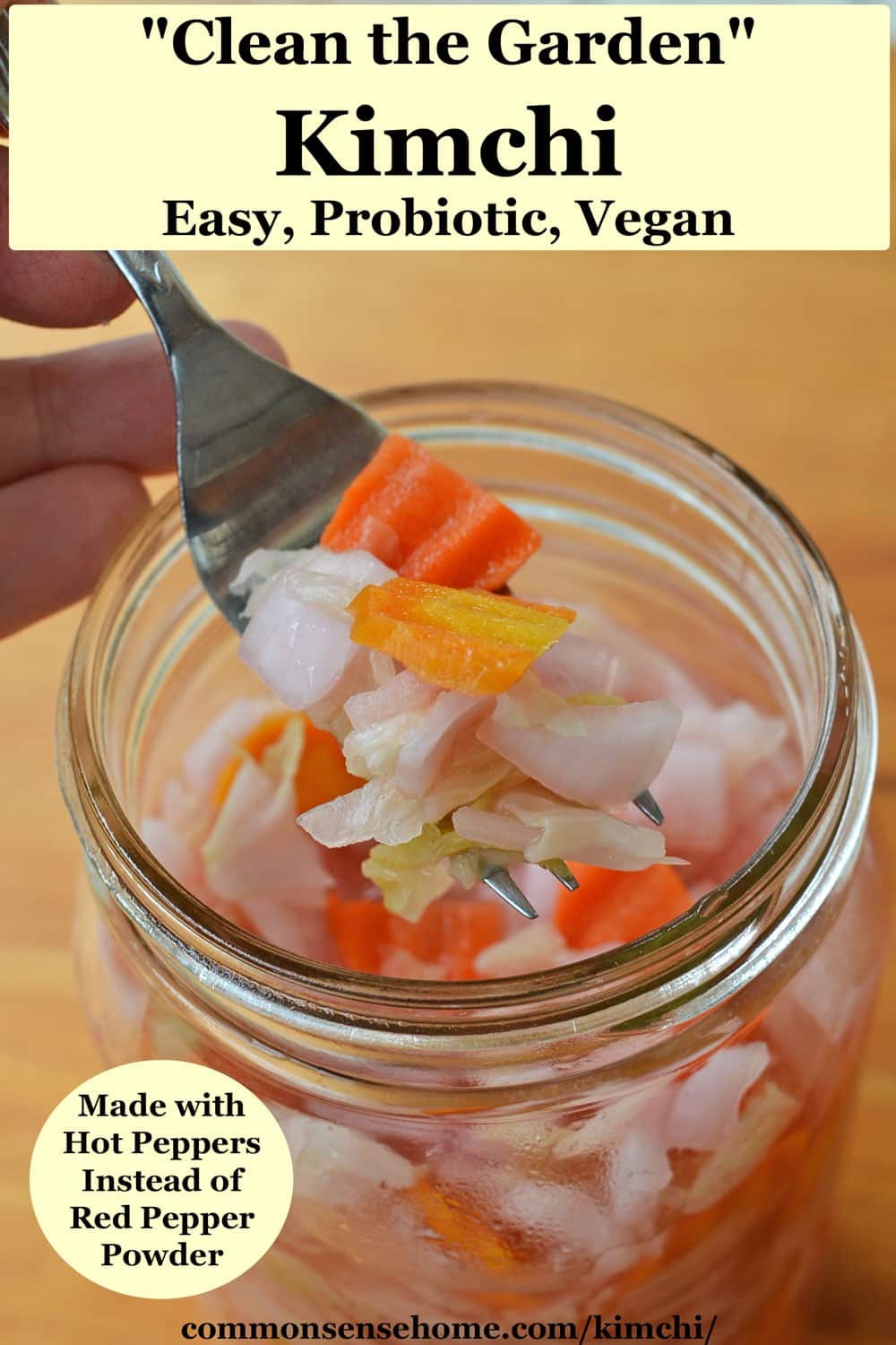 Clean The Garden Kimchi Easy Probiotic Vegan