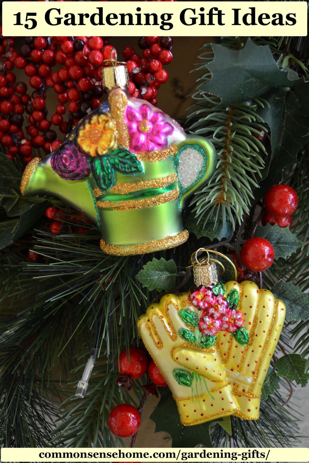 gardening Christmas ornaments