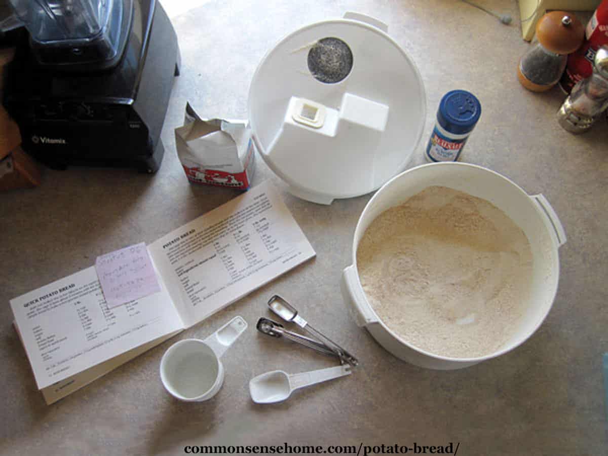 potato bread ingredients